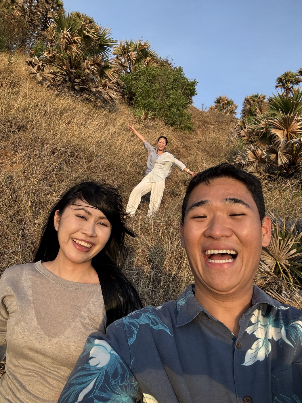 Hiking with friends